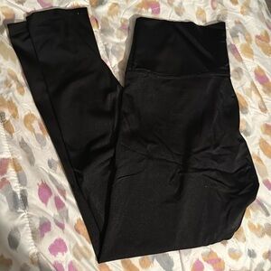 Aerie black shine leggings